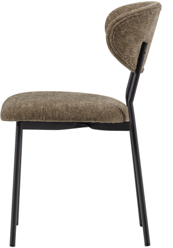 WOOOD Kjeld Matstol Chenille Texturerad Gr&ouml;n