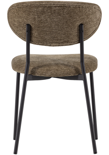 WOOOD Kjeld Matstol Chenille Texturerad Gr&ouml;n