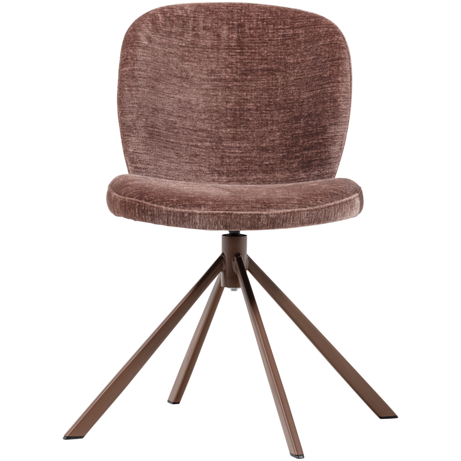 WOOOD Femke Matstol Chenille Brun