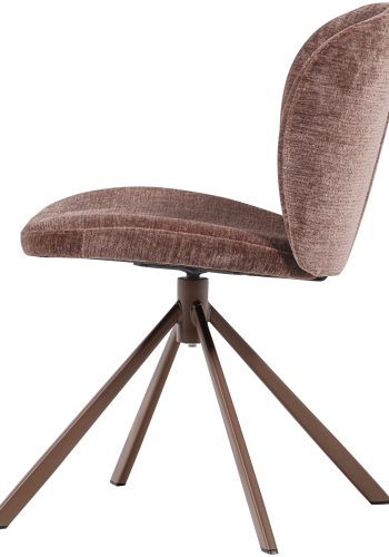 WOOOD Femke Matstol Chenille Brun
