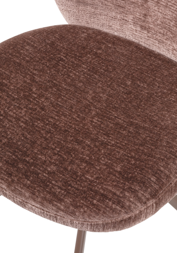 WOOOD Femke Matstol Chenille Brun