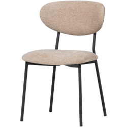 WOOOD Kjeld Matstol Chenille Strukturerad Naturf�rgad