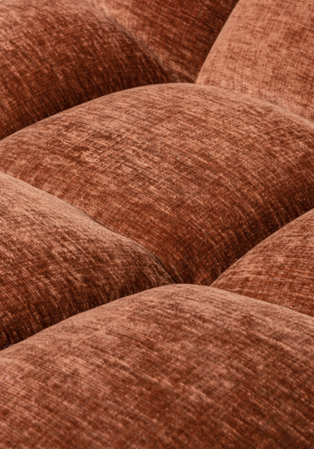 WOOOD Elvi svingstol chenille teksturert rustbrun