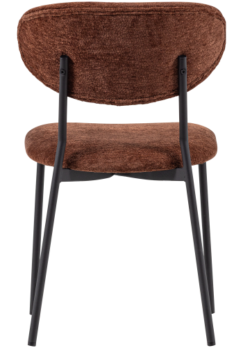 WOOOD Kjeld Matstol Chenille Strukturerad Brun