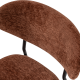 WOOOD Kjeld Matstol Chenille Strukturerad Brun