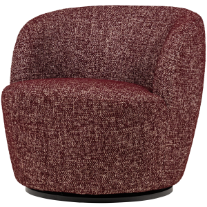 WOOOD Serra snurrstol vinr�d melange