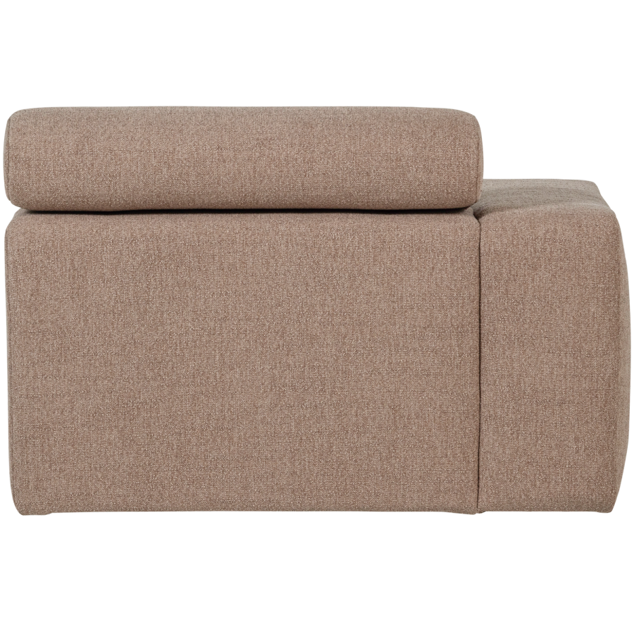 WOOOD Novi Sjeselong Element Venstre Boucle Taupe