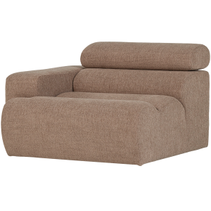 WOOOD Novi 1-sits Element armst�d v�nster Boucle taupe