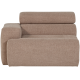 WOOOD Novi 1-seter Element armlener venstre Boucle taupe