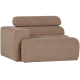 WOOOD Novi 1-seter Element armlener venstre Boucle taupe