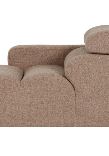 WOOOD Novi 1-seter Element armlener venstre Boucle taupe