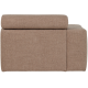 WOOOD Novi 1-seter Element armlener venstre Boucle taupe