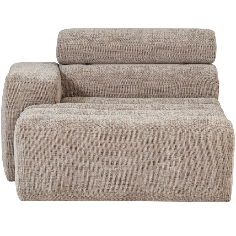 WOOOD Novi Chaiselong Element Venstre Naturmelert