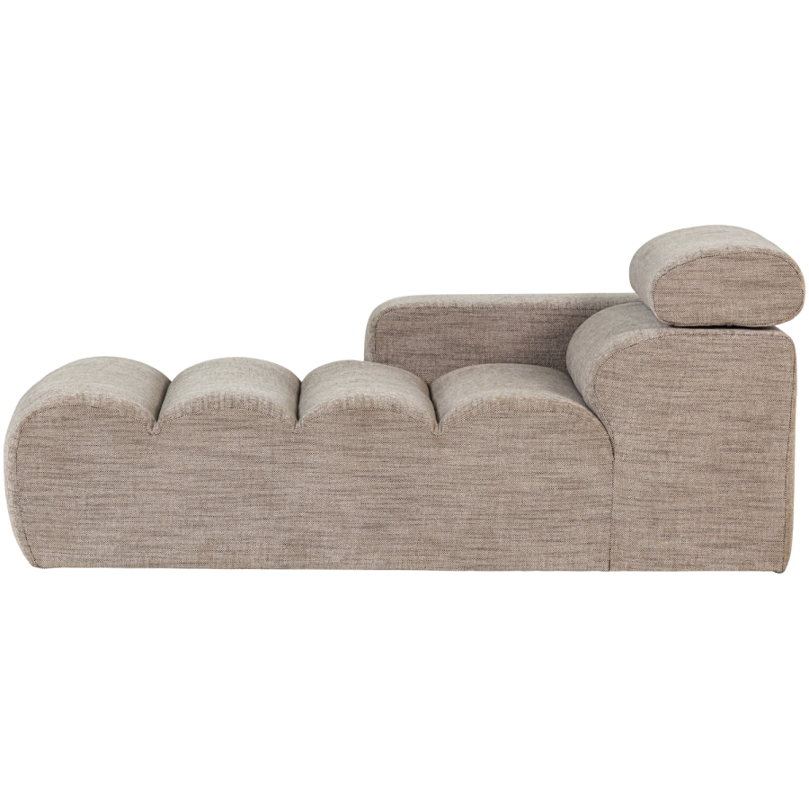 WOOOD Novi Chaiselong Element Venstre Naturmelert