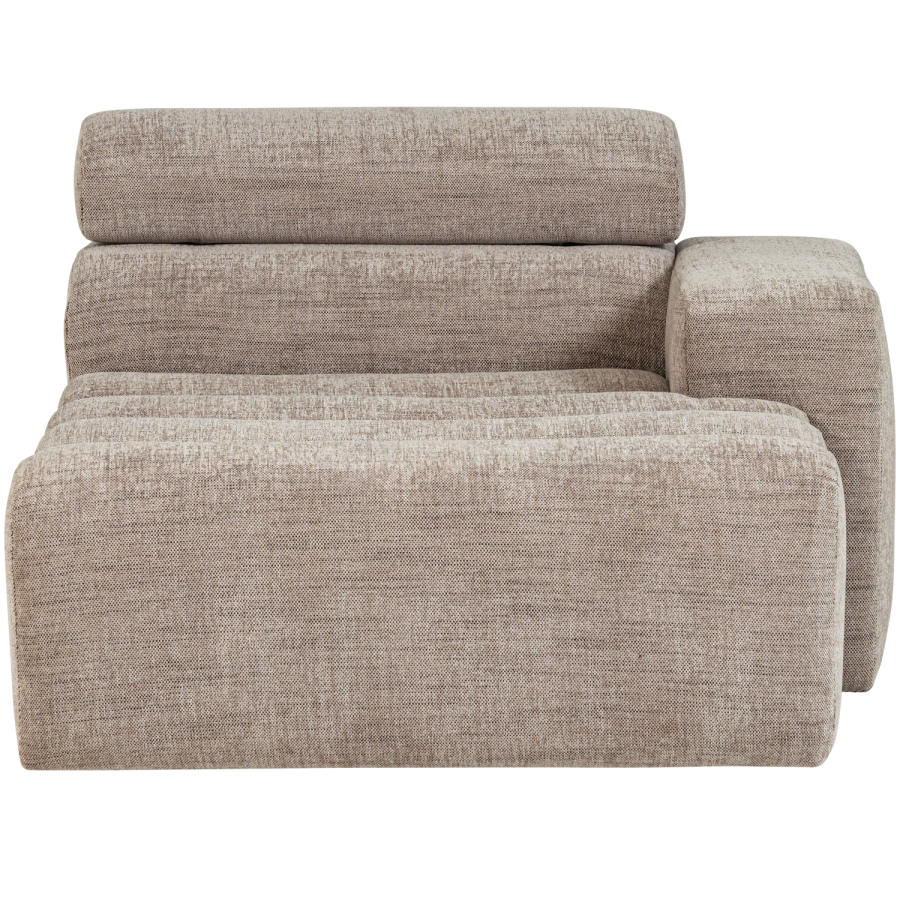 WOOOD Novi Chaiselong Element Right Natural Melange