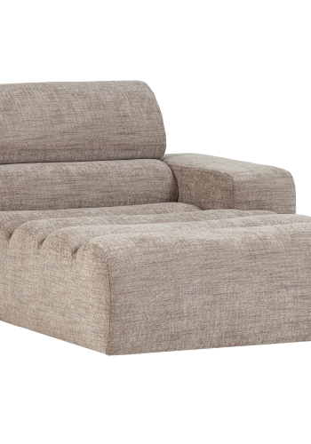 WOOOD Novi Chaiselong Element Right Natural Melange