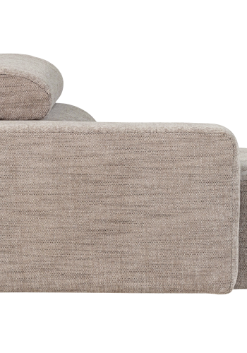 WOOOD Novi 1-seter Element armlener venstre naturmelert