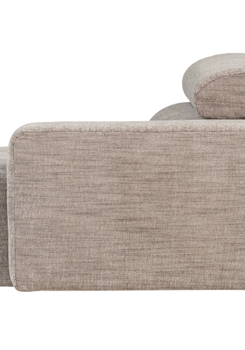 WOOOD Novi 1-seter Element armlener h�yre naturmelert