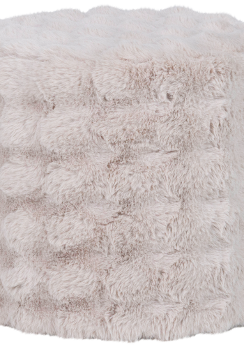 WOOOD Olven Puff H�y Fluffy Stoff Naturfarget