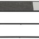 ACT NORDIC Strington Couchtisch, rechteckig - schwarzer Marmor, Melamin/Rauchglas und schwarzes Metall (120x60
