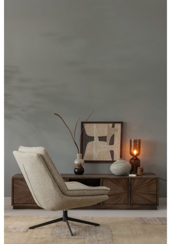 WOOOD Milaro snurrstol naturmelerad