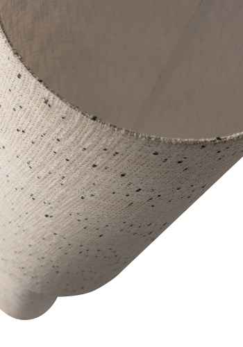 WOOOD Takgolvlampa Metall/Boucl� Natursvarta Prickar 130x30 cm