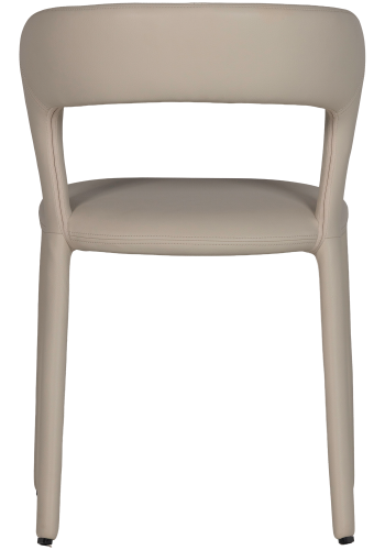 WOOOD Noble matstol l&auml;derlook beige