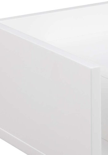 ACT NORDIC Ashlan vghngt natbord, m. 1 hylde og 1 skuffe, vendbar - hvid MDF (40x32)