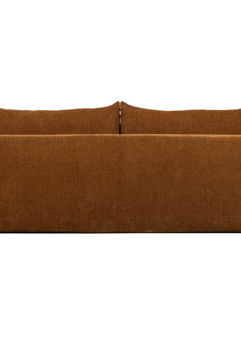 WOOOD Jonne 3-seters sovesofa Chenille brun