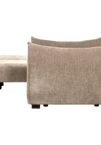 WOOOD Jonne 3-seters sovesofa Chenille Natur