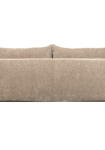 WOOOD Jonne 3-seters sovesofa Chenille Natur