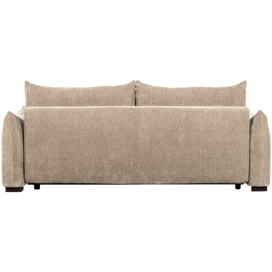 WOOOD Jonne 3-seters sovesofa Chenille Natur