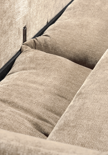 WOOOD Jonne 3-seters sovesofa Chenille Natur