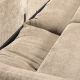 WOOOD Jonne 3-seters sovesofa Chenille Natur