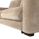 WOOOD Jonne 3-seters sovesofa Chenille Natur