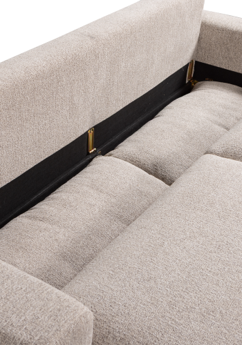 vtwonen Natt & Dag 3-manns sovesofa Naturmelert