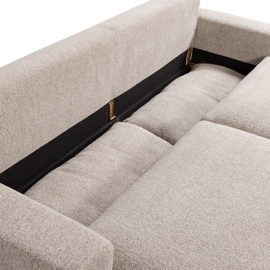 vtwonen Natt & Dag 3-manns sovesofa Naturmelert