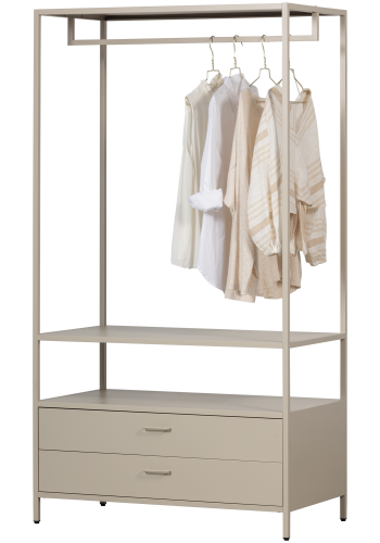 WOOOD Ferris �ppen Garderob 100 cm Metall Sand