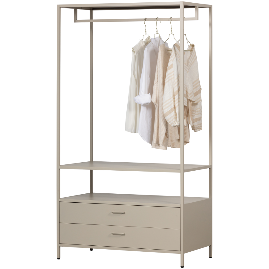 WOOOD Ferris �pen garderobe 100 cm metall sand