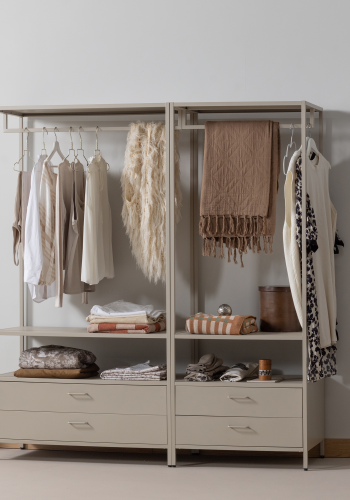 WOOOD Ferris �ppen Garderob 100 cm Metall Sand