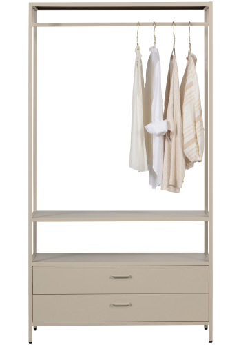 WOOOD Ferris �ppen Garderob 100 cm Metall Sand