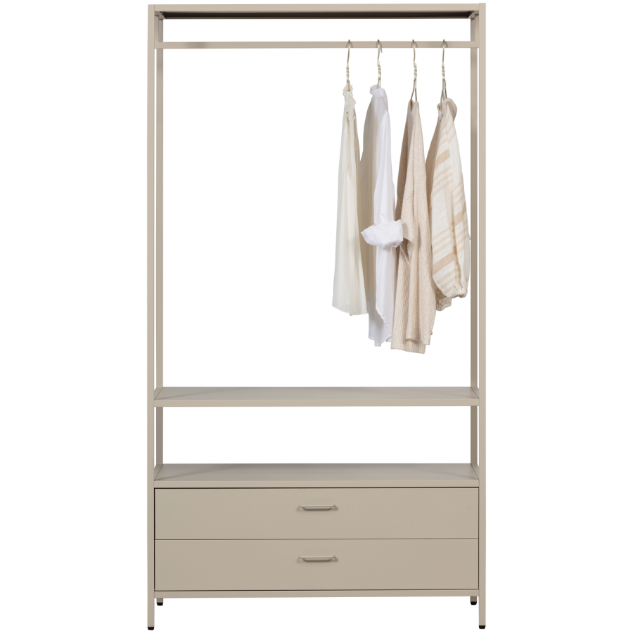 WOOOD Ferris �pen garderobe 100 cm metall sand