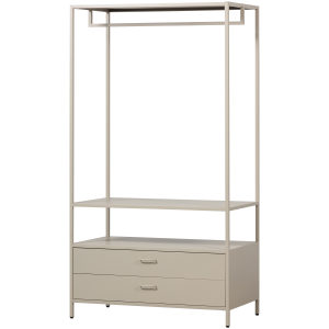 WOOOD Ferris �ppen Garderob 100 cm Metall Sand