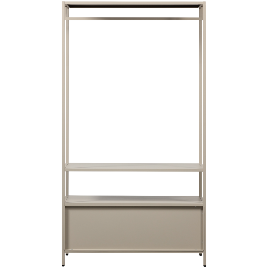 WOOOD Ferris �pen garderobe 100 cm metall sand