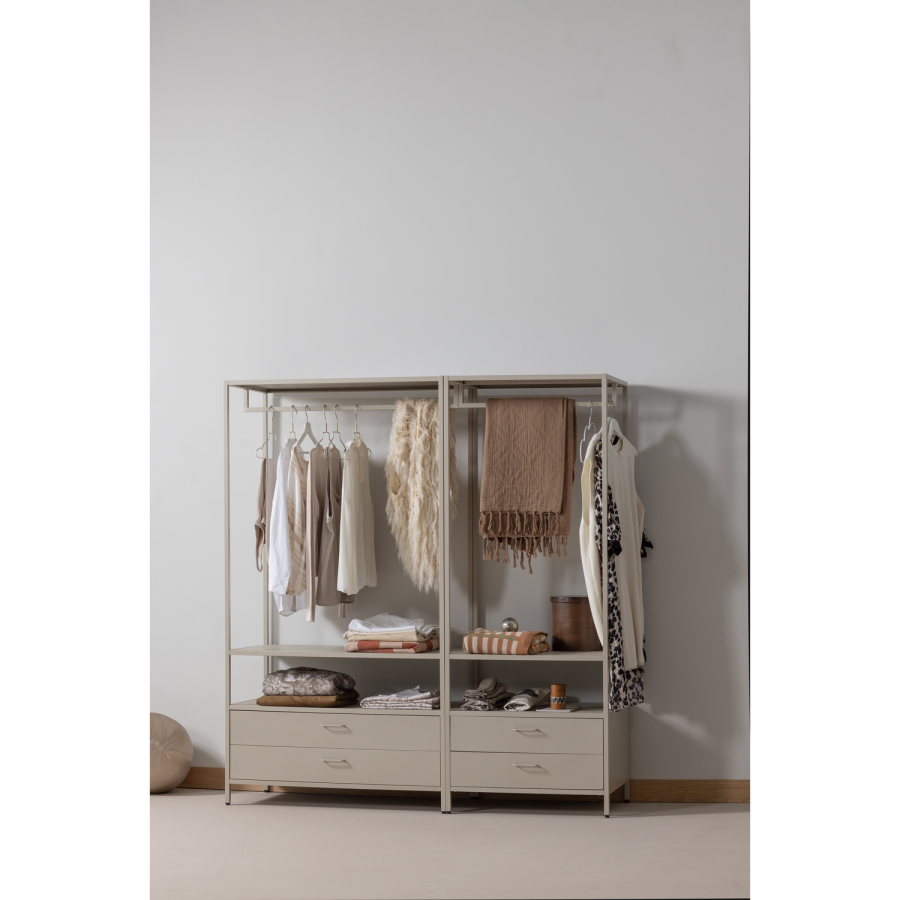 WOOOD Ferris �pen garderobe 70 cm metall sand