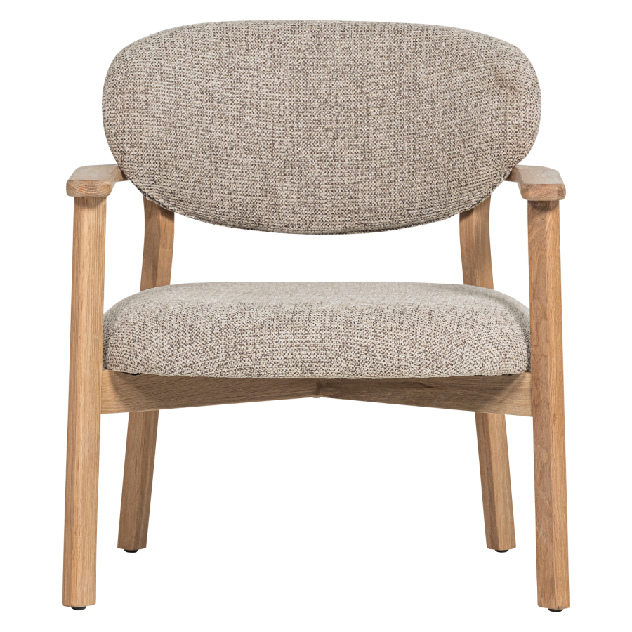 WOOOD Udar lenestol naturlig med treramme naturlig