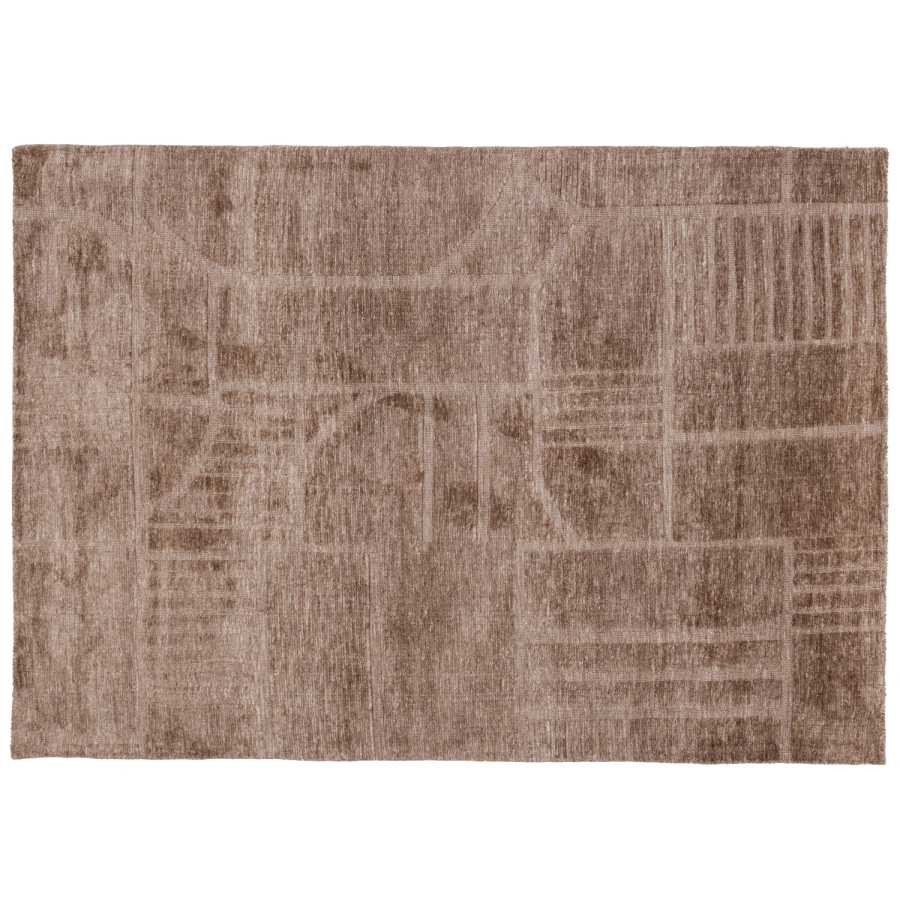 WOOOD Lovi Matta Polyester/Bomull Taupe 170X240Cm