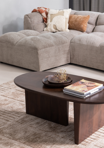 WOOOD Lovi Matta Polyester/Bomull Taupe 170X240Cm