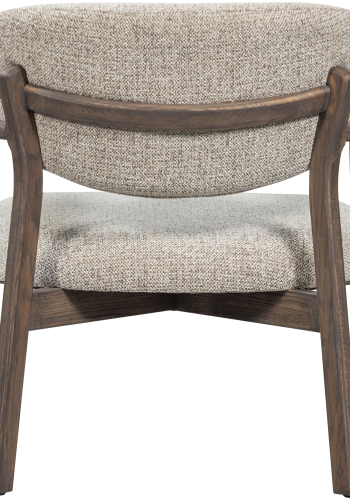 WOOOD Udar lenestol naturfarget med treramme brun