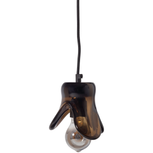 WOOOD Elle H�nglampa Liten Glas Brun